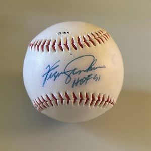 Ferguson Jenkins Hall of Fame Signed baseball